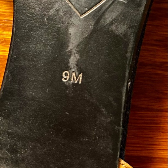 Halogen Women's Denim and Tan Studded Flats - Picture 5 of 5